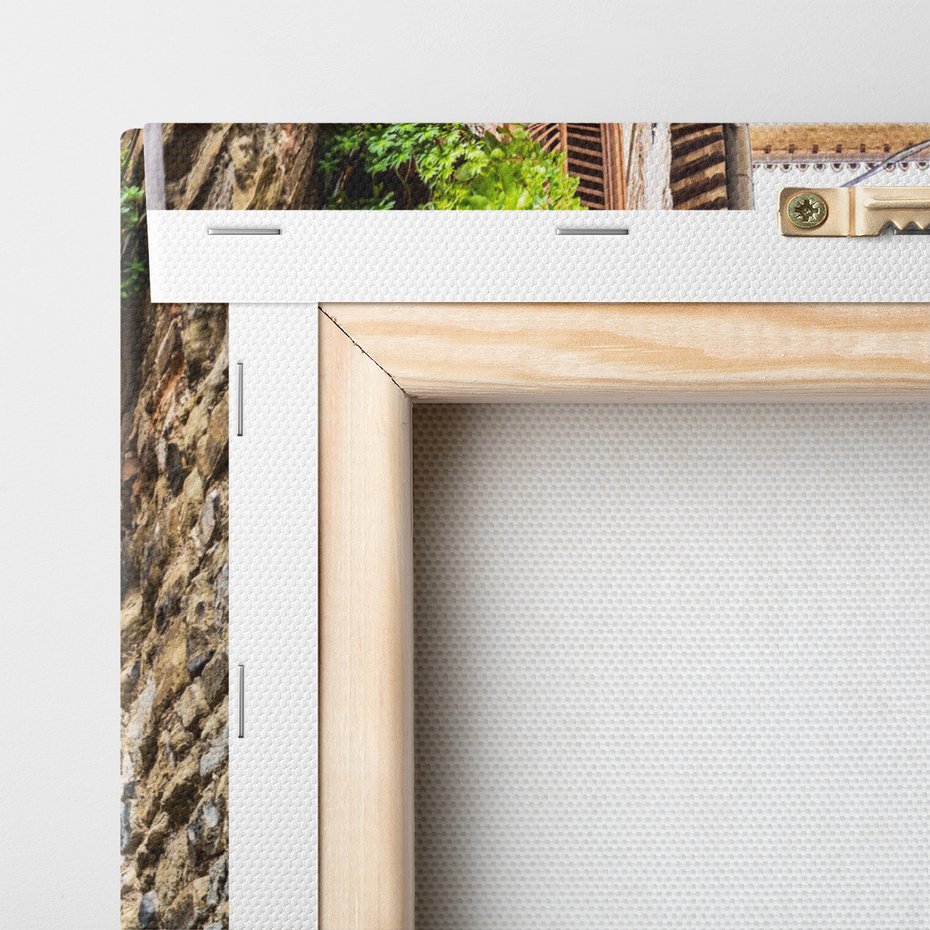 Obraz na płótnie - uliczka, miasto, kamień,