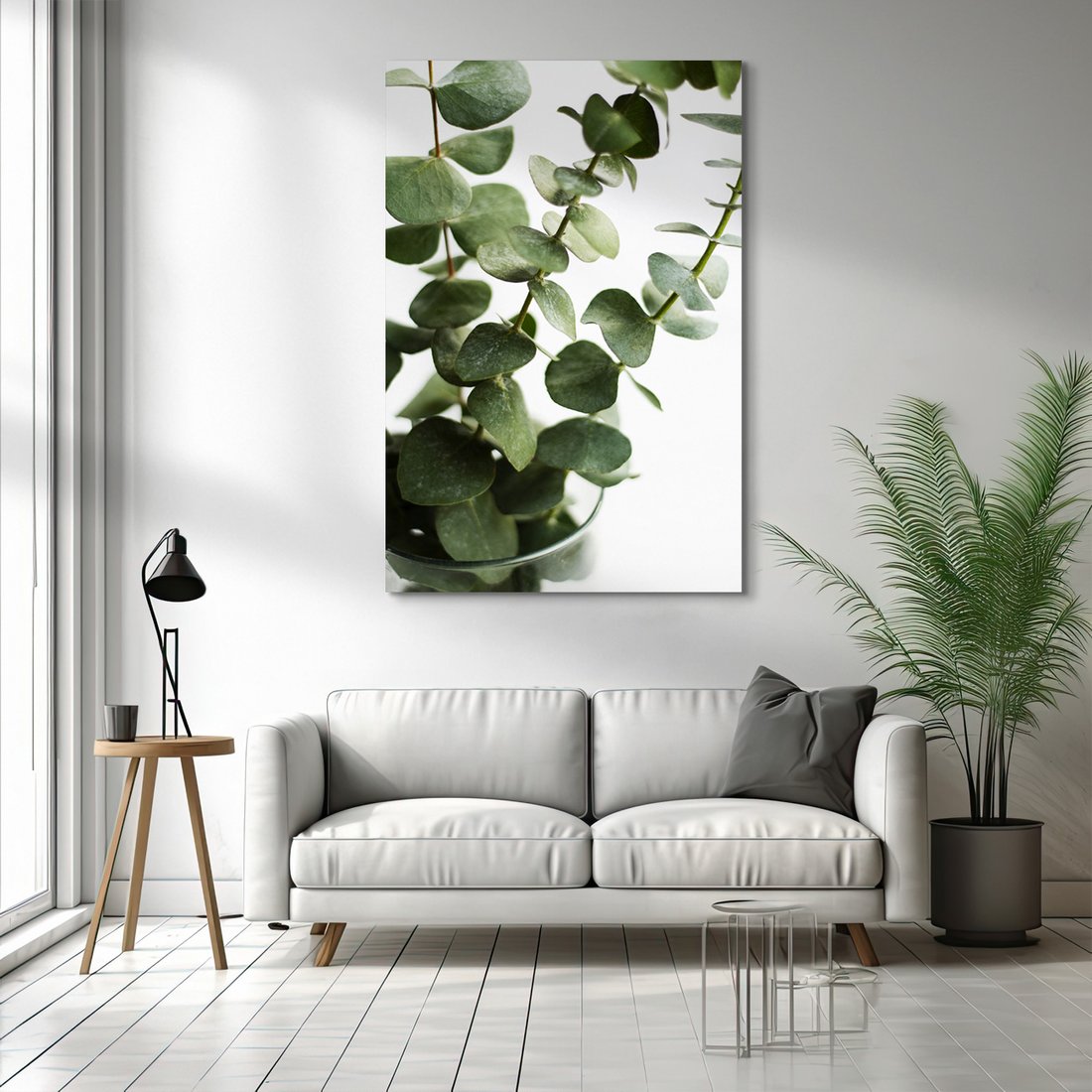 Obraz na płótnie - eukaliptus, liście, roślina