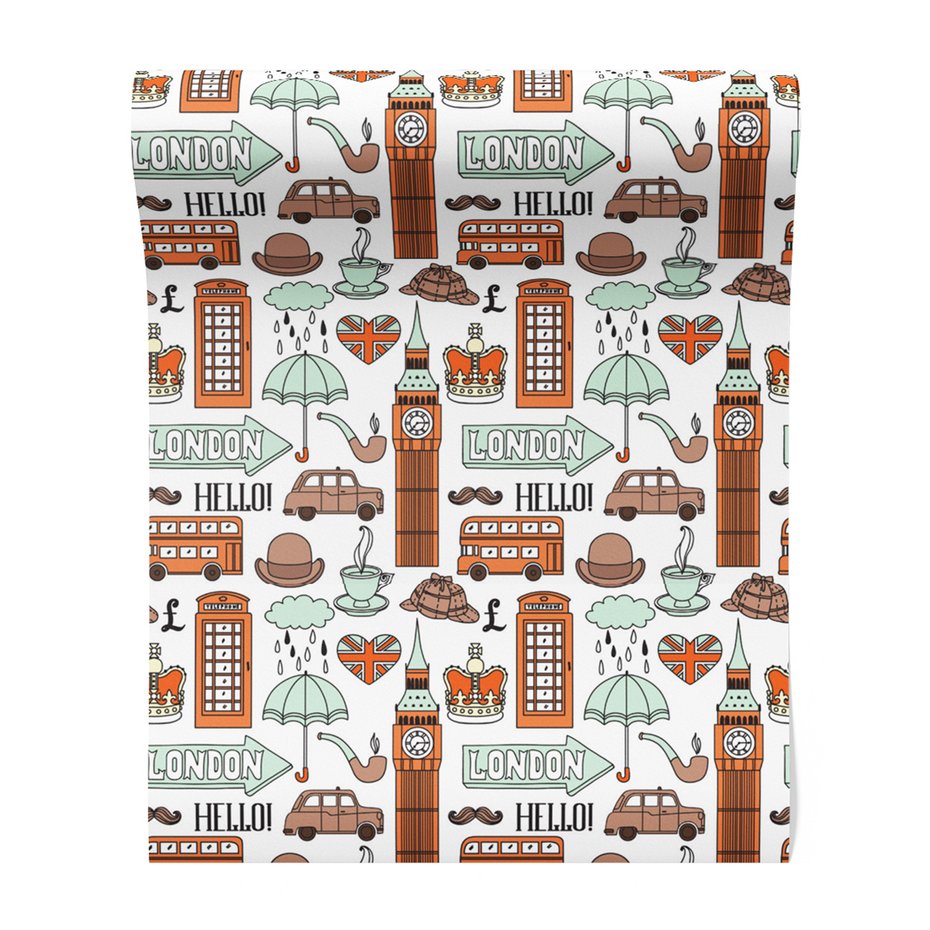 Tapeta - Londyn, autobus, korona