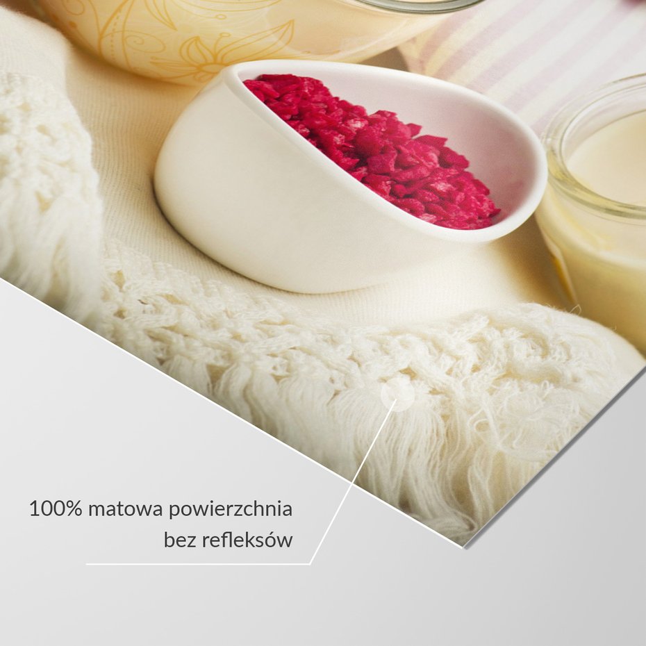 Fototapeta - świece, kwiat, relaks