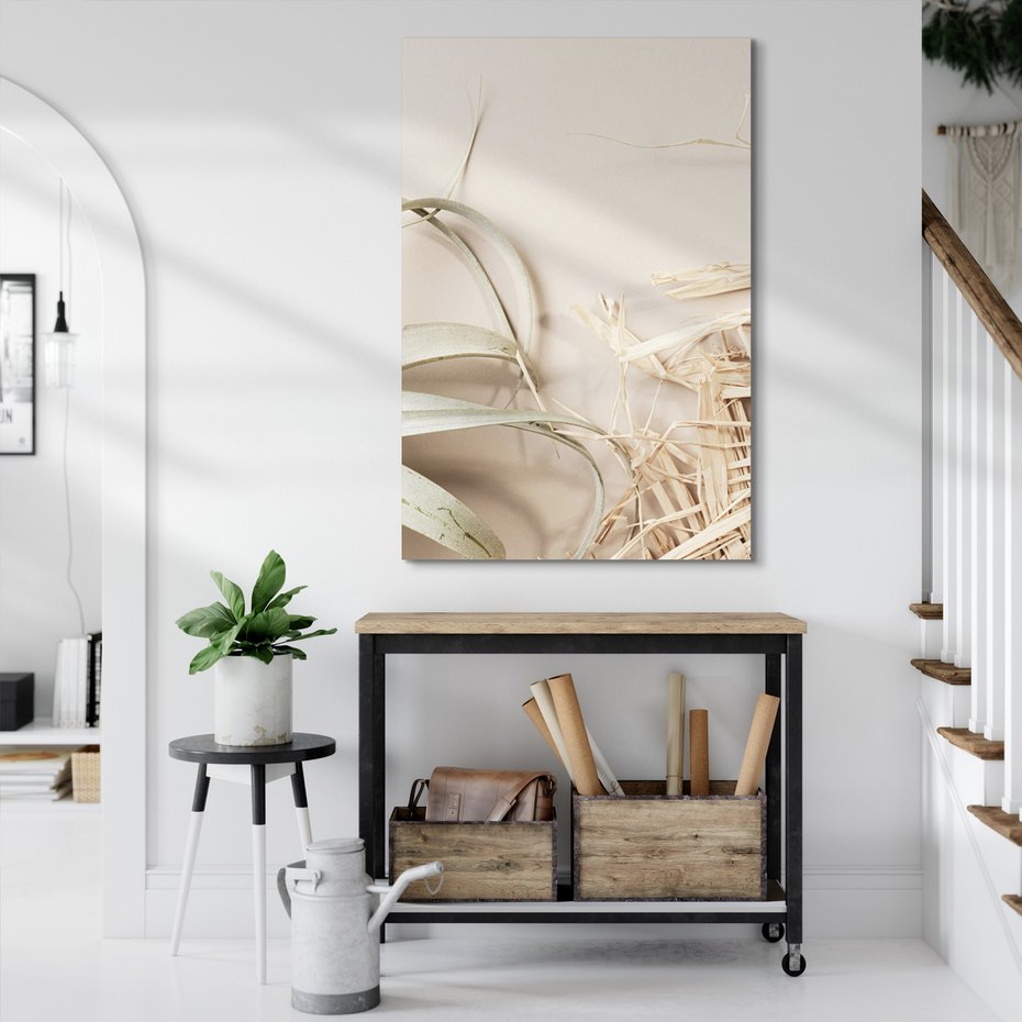 Obraz na płótnie - roślina, liście, kompozycja