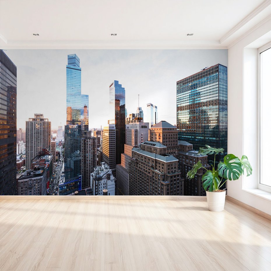 Fototapeta - miasto, budynki, drapacze chmur