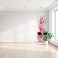 Fototapeta - ananas, różowy, okulary
