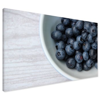 Obraz na płótnie - jagody, miska, jedzenie