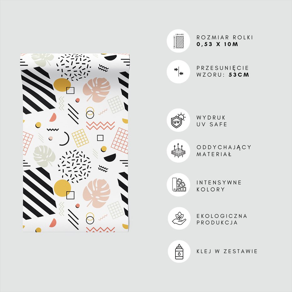 Tapeta - figury, linie, kształty