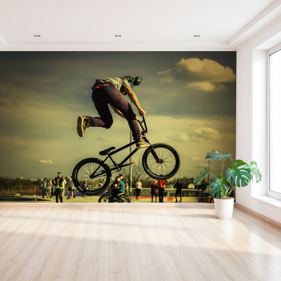 Fototapeta - bmx, rower, trik