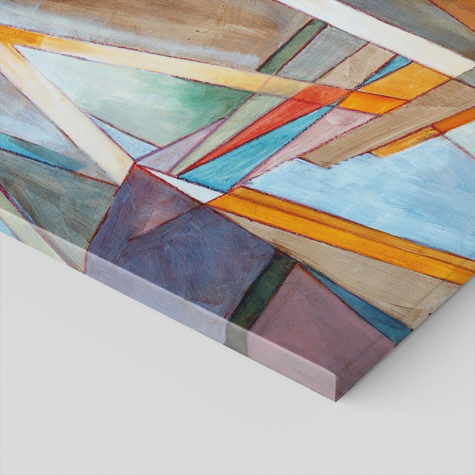 Obraz na płótnie - abstrakcja, geometria, kolory