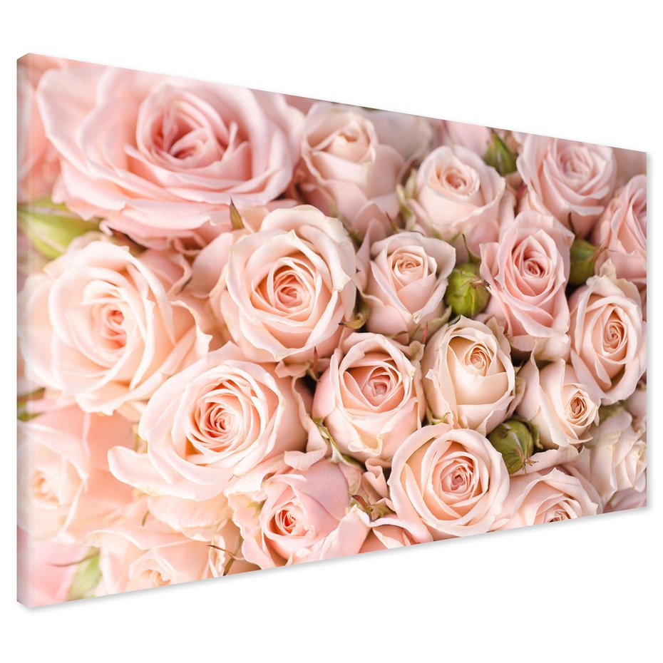 Obraz na płótnie - róże, kwiaty, bukiet