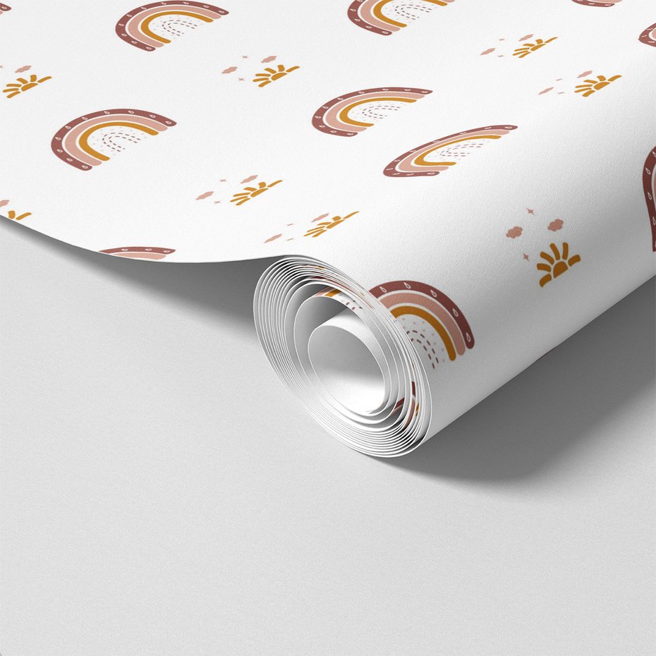 Tapeta - dziecięca, tęcza, słońce, kropla