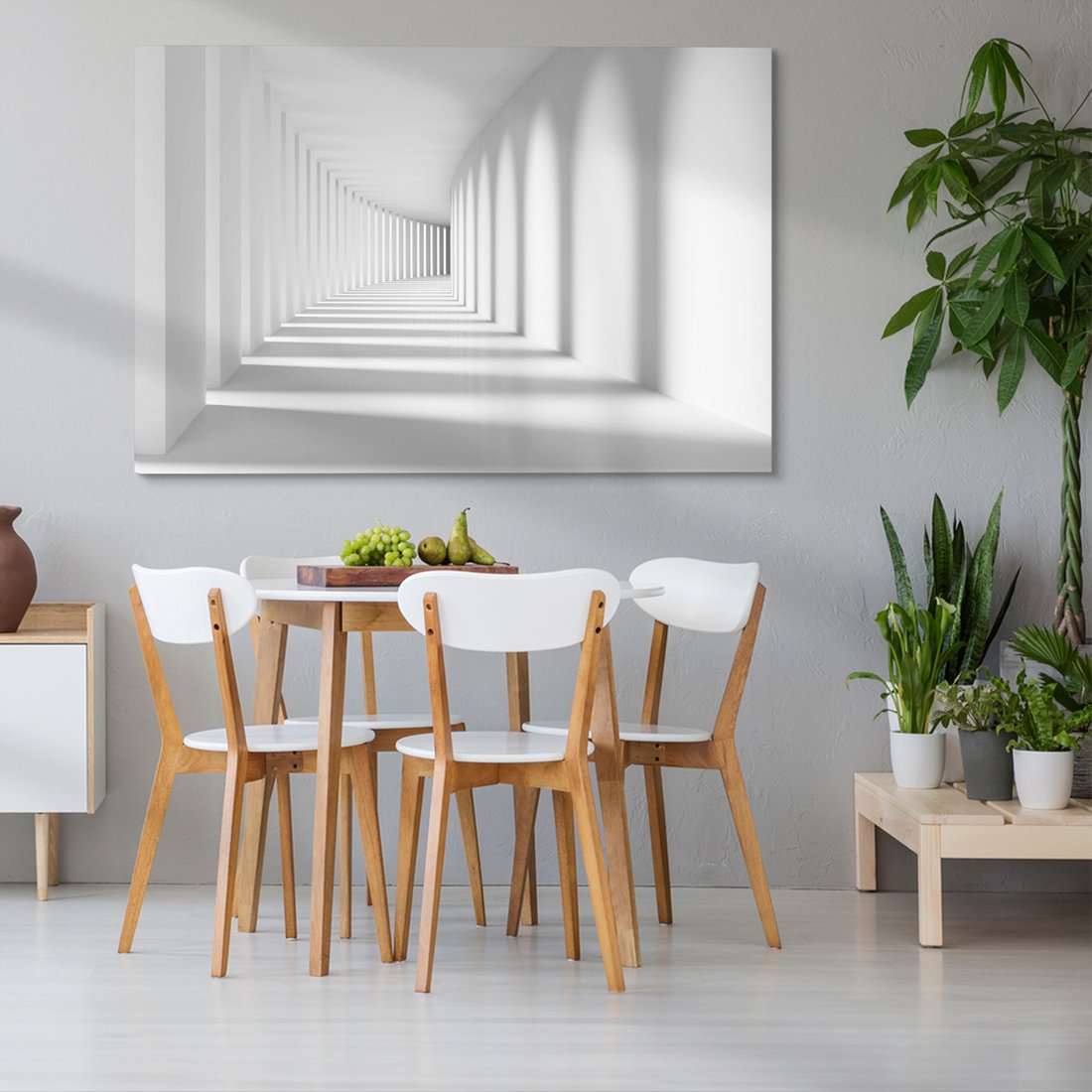 Obraz na płótnie - abstrakcja, architektura, wnętrze