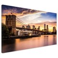 Obraz na płótnie - most, miasto, woda