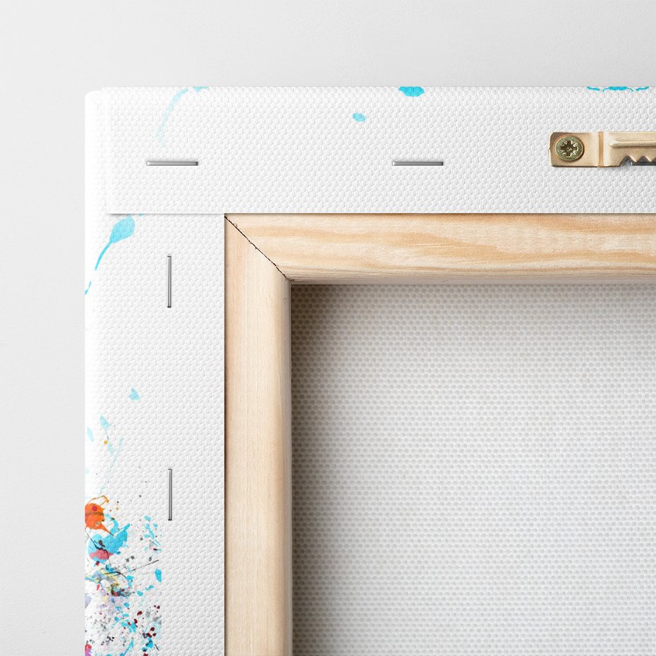 Obraz na płótnie - tygrys, abstrakcja, okulary