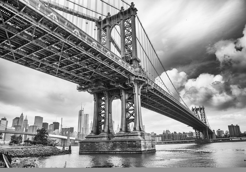 Fototapeta - most, miasto, panorama