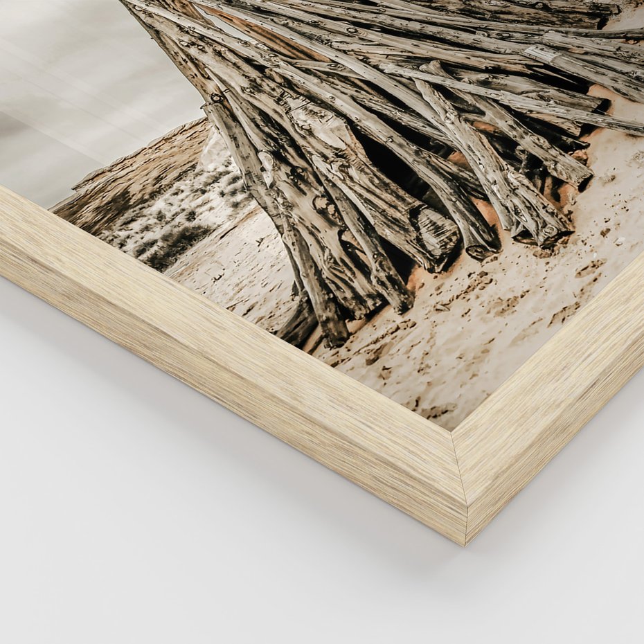 Zestaw obrazy w ramie, plakaty - vintage, dom, drewno - rama drewno