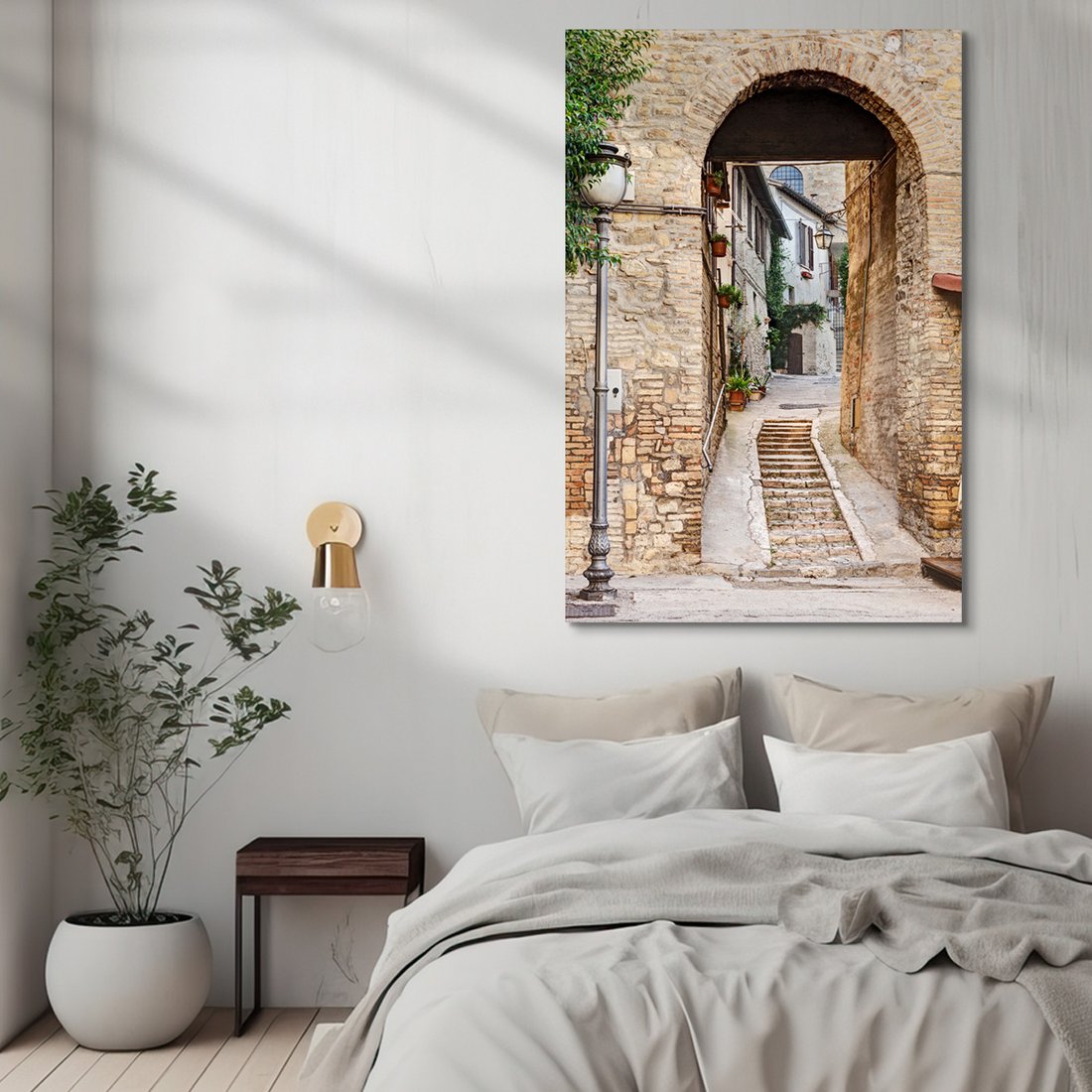 Obraz na płótnie - uliczka, miasto, architektura