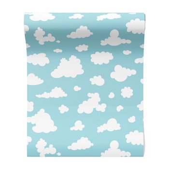 Tapeta - dziecięca, chmury, niebo,