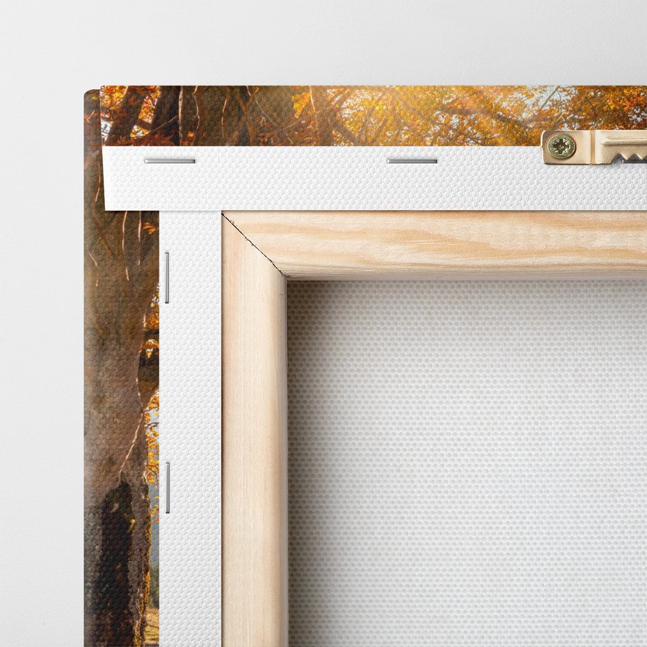 Obraz na płótnie - jesień, góry, drzewo