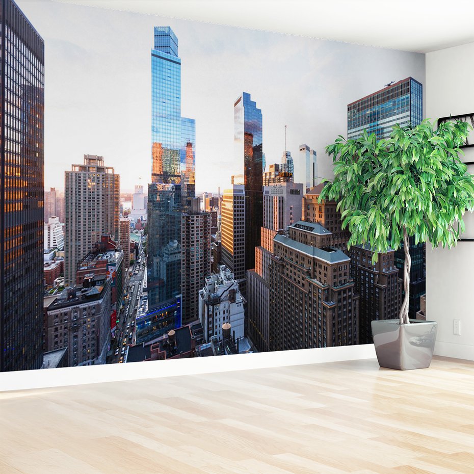 Fototapeta - miasto, budynki, drapacze chmur