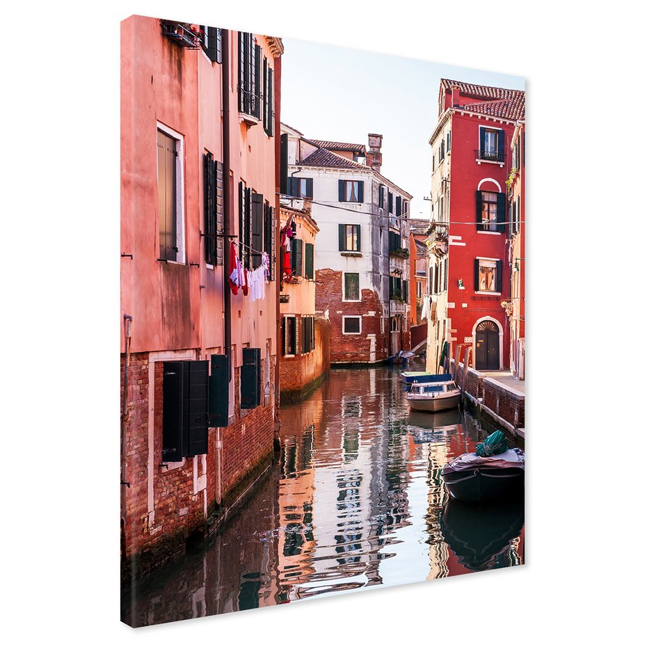 Obraz na płótnie - Wenecja, kanał, budynki