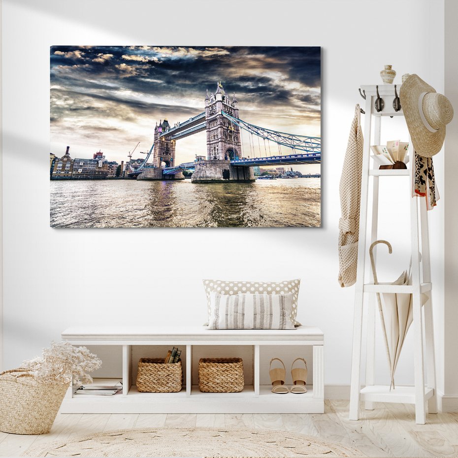 Obraz na płótnie - Tower Bridge, Londyn, rzeka