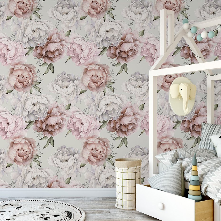 Tapeta - kwiaty, płatki, liście