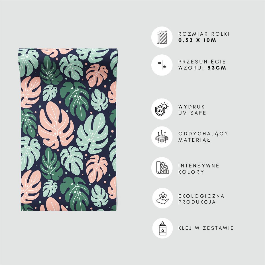 Tapeta - liście, monstera, natura