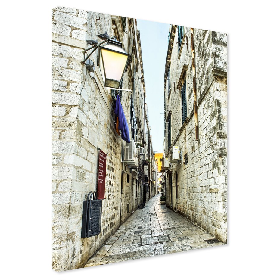 Obraz na płótnie - uliczka, miejska, kamienna