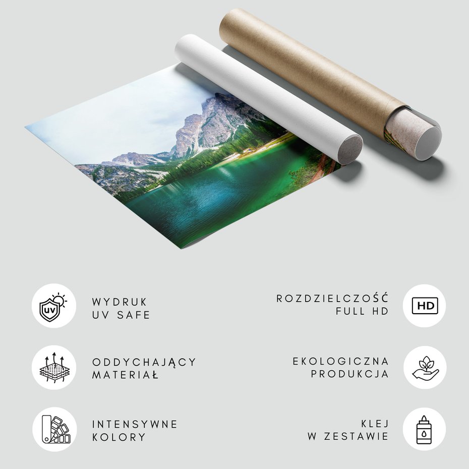 Fototapeta - jezioro, góry, lasy