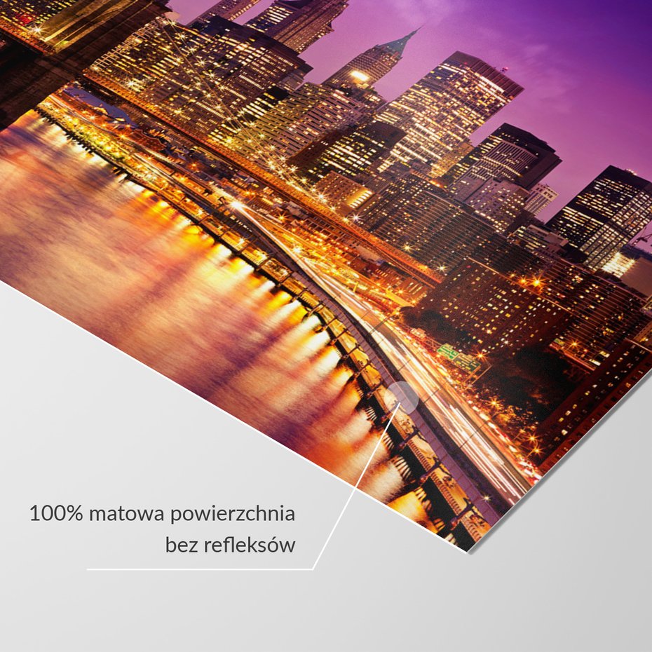 Fototapeta - miasto, most, noc