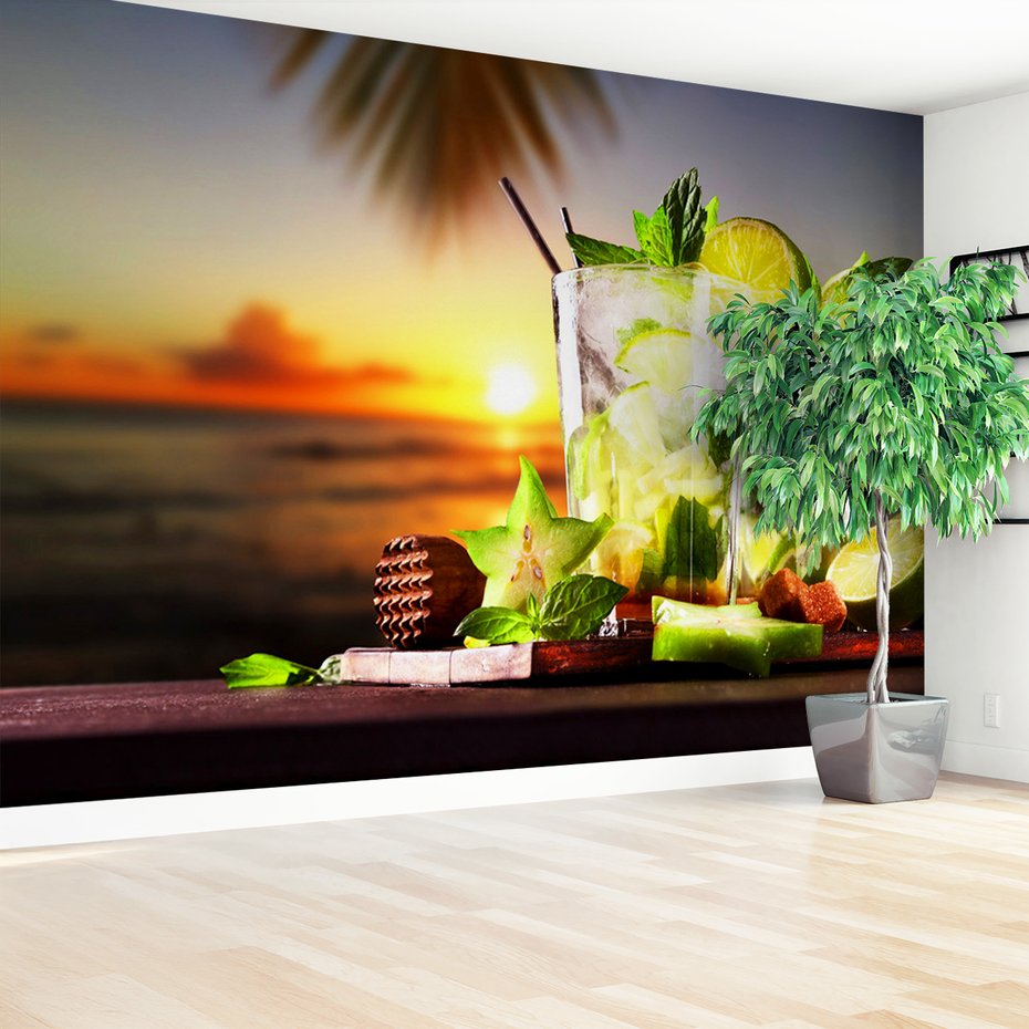 Fototapeta - mojito, drink, plaża