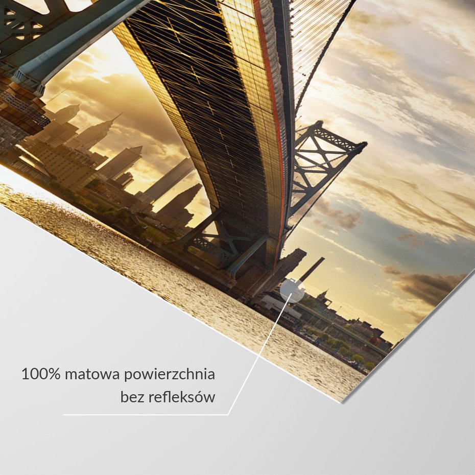 Fototapeta - most, miasto, rzeka