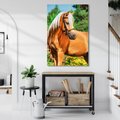 Obraz na płótnie - koń, zwierzę, natura