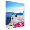 Obraz na płótnie - Santorini, Grecja, morze