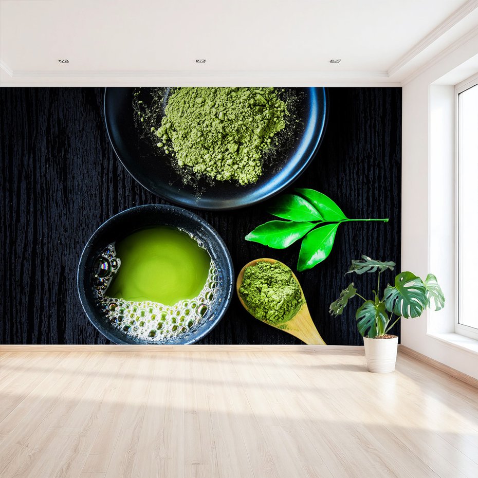 Fototapeta - matcha, herbata, napój