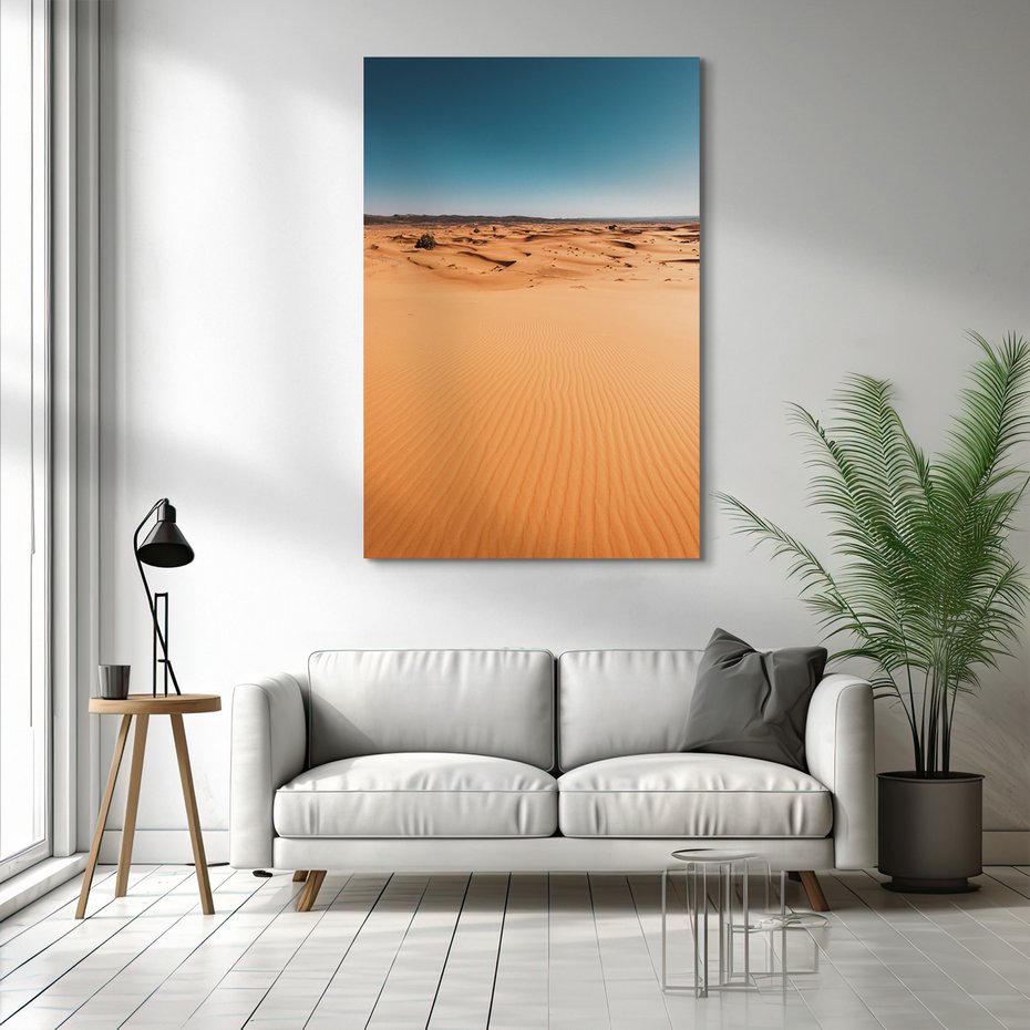 Obraz na płótnie - pustynia, piasek, niebo