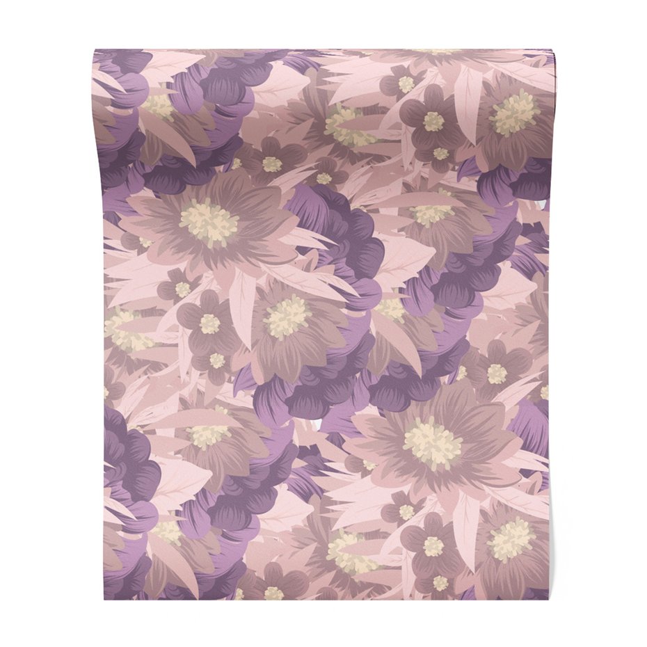 Tapeta - kwiaty, liście, tło