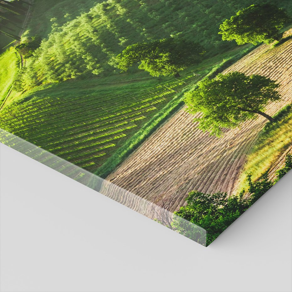 Obraz na płótnie - Tuscany, krajobraz, wzgórza