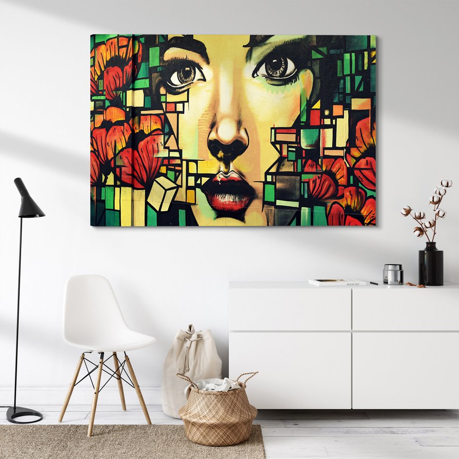 Obraz na płótnie - portret, grafika, sztuka