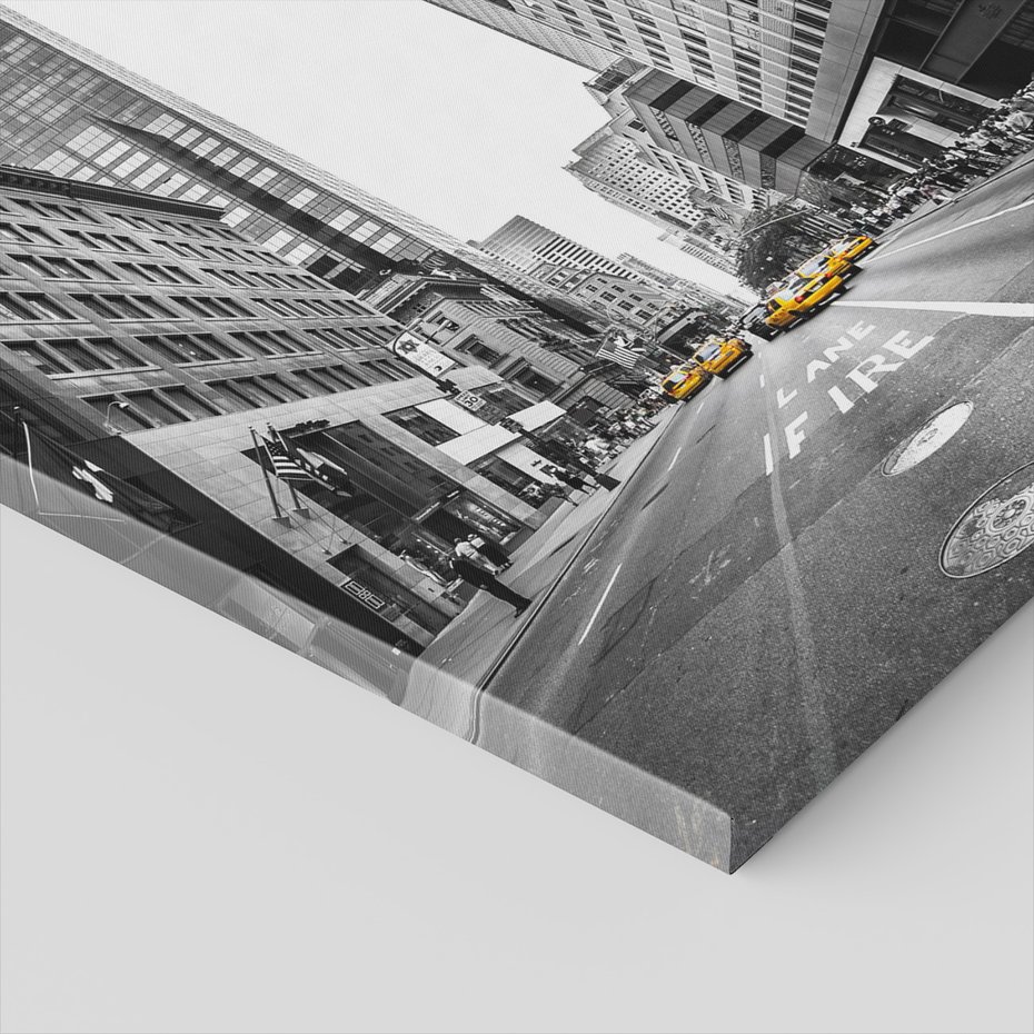 Obraz na płótnie - miasto, ulica, budynki