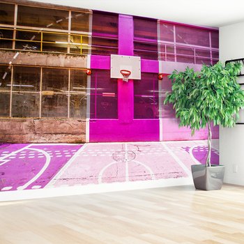 Fototapeta - koszykówka, sport, różowy