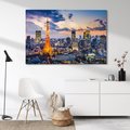 Obraz na płótnie - miasto, wieża, budynki