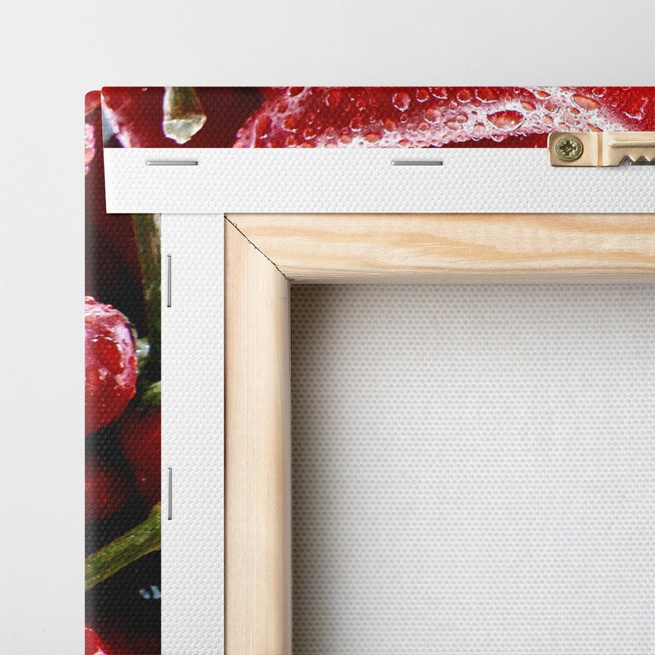 Obraz na płótnie - papryka, czerwona, warzywa