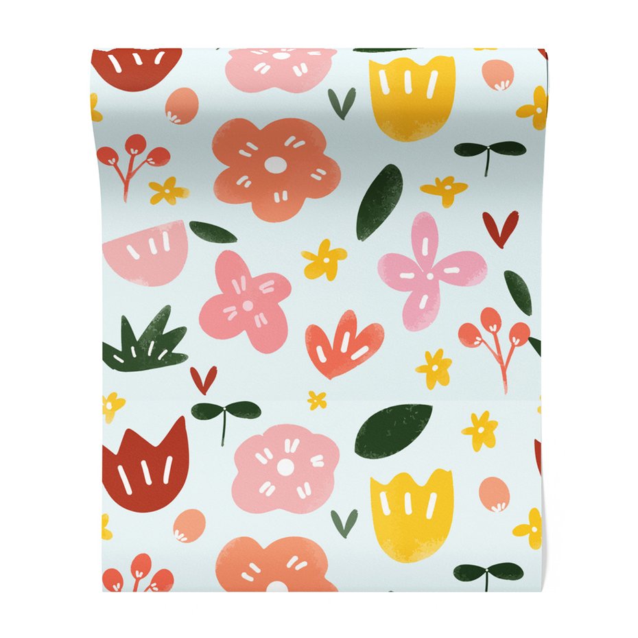 Tapeta - kwiaty, liście, wiosna