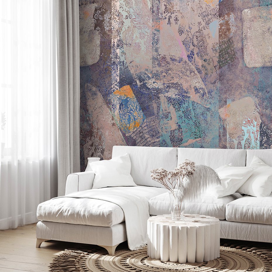 Fototapeta - loft, abstrakcja, akwarela