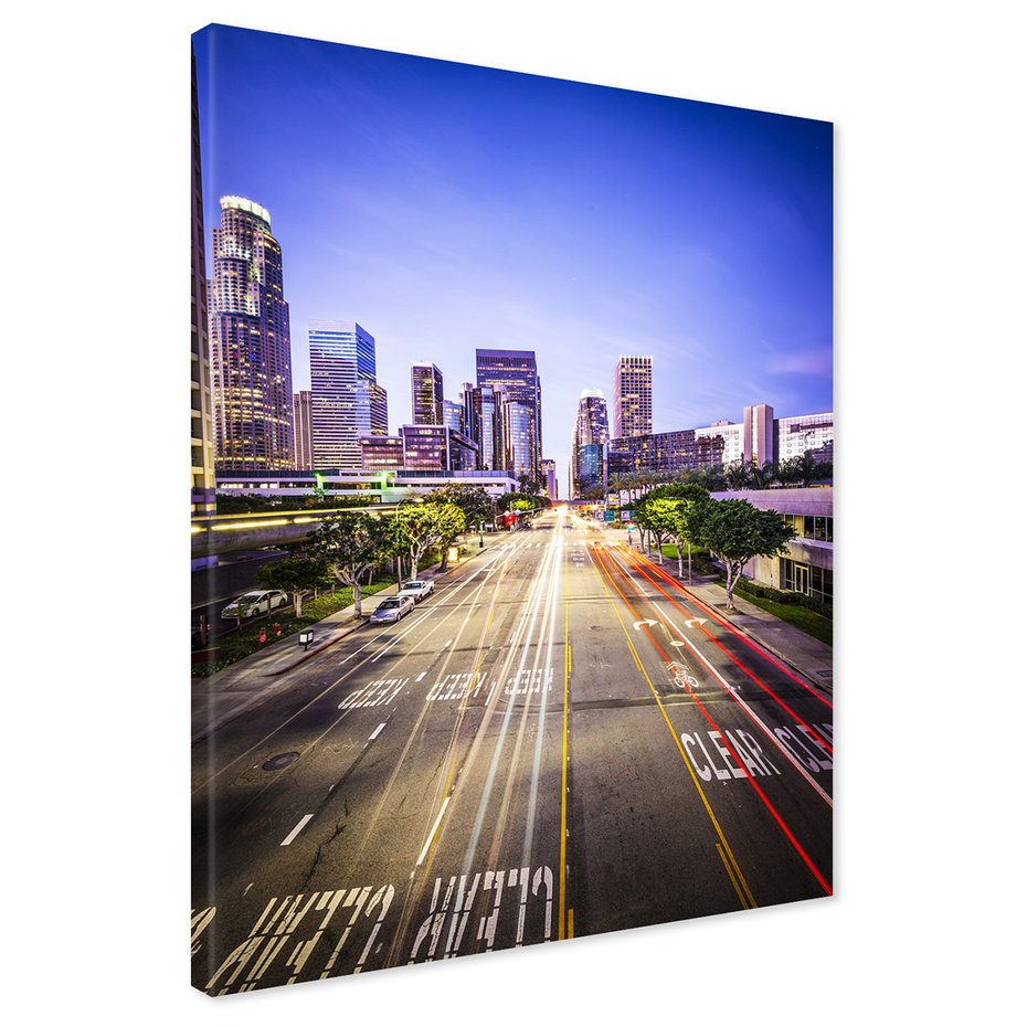 Obraz na płótnie - miasto,ulica,budynki