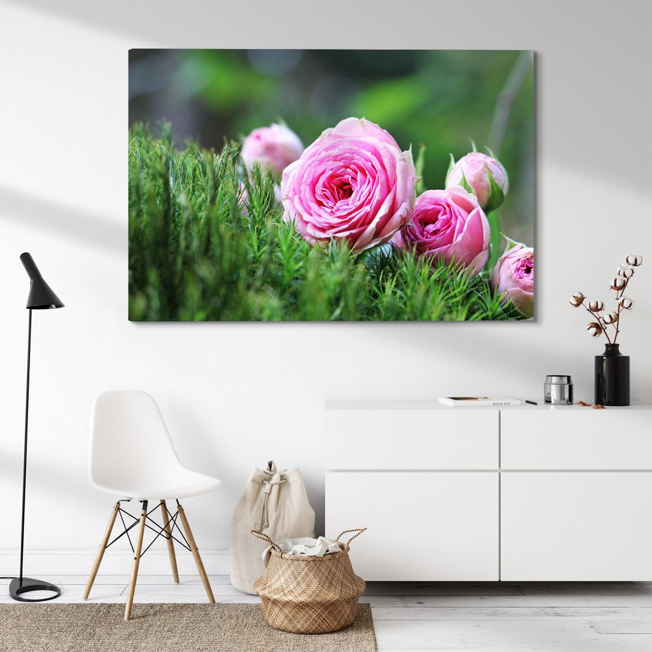 Obraz na płótnie - róże, kwiaty, natura
