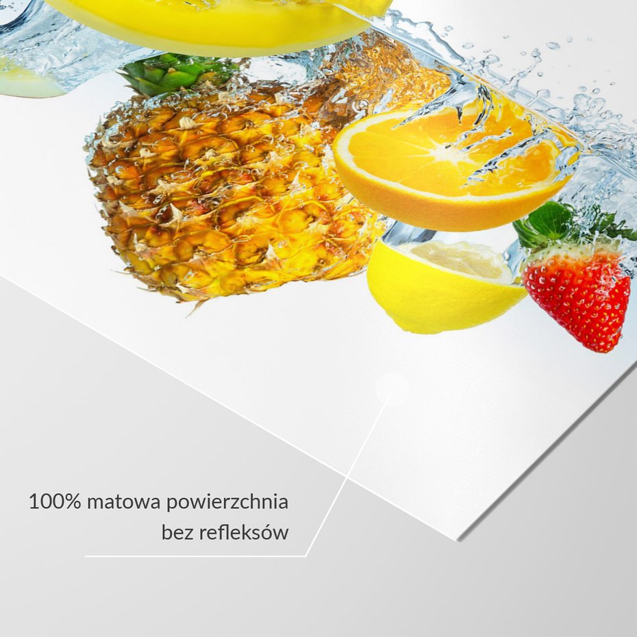 Fototapeta - owoce, woda, świeżość