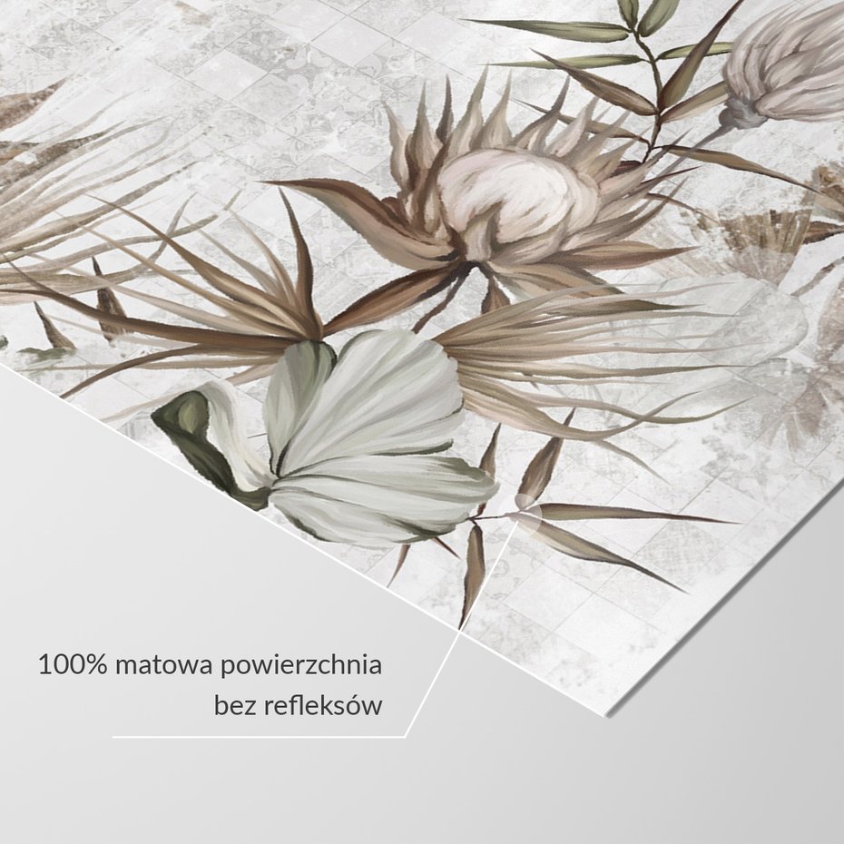 Fototapeta - loft, bawełna, trawy