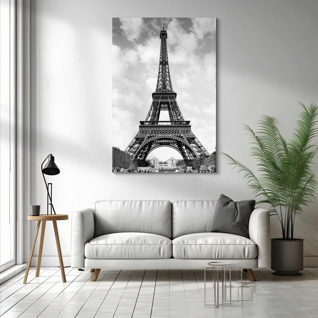 Obraz na płótnie - Paryż, wieża Eiffla, miasto
