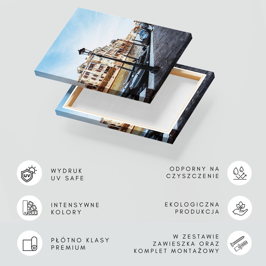 Obraz na płótnie - Wenecja, miasto, kanał